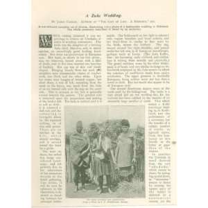  1898 Africa Zulu Umdudo Wedding Ceremony illustrated 