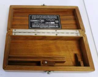   AMERICAN CYSTOSCOPE MAKERS INC ACMI WOODEN USED HOLDER NICE  