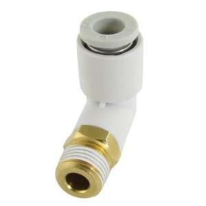   6mm OD Tube to 10mm Male Thread Pneumatic Connector Elbow Air Fitting