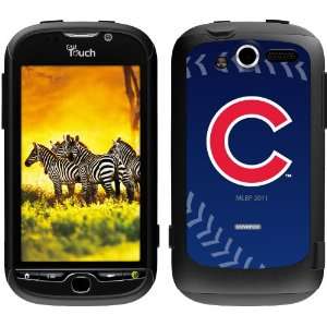 Chicago Cubs   stitch design on OtterBox Commuter Series Case for HTC 