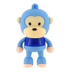  4GB Monkey Mini Flash Drive (Blue) Electronics