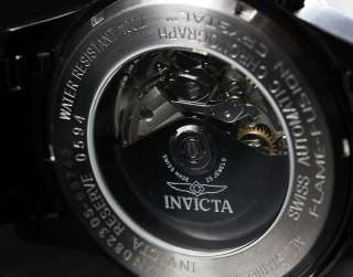 Invicta Mens Reserve Military Cadet Swiss Made Automatic Chronograph 