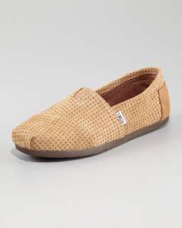 Toms Cap Toe Pleated Slip  