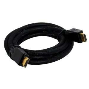  HDMI Cable 1.3 Gold with Nylon Mesh for HDTV 1080P PS3 Electronics