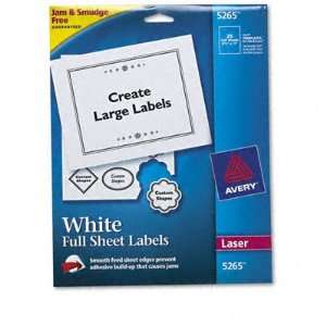  Filing Label for Laser/Laser Printers,Permanent,1/3 Cut 