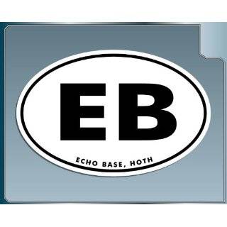 ECHO BASE, HOTH Euro Style Vinyl Decal Sticker Star Wars TESB