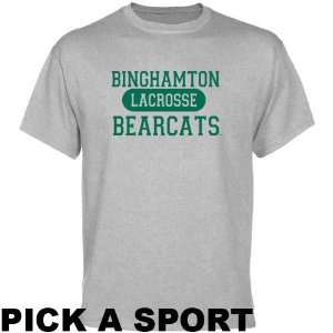 Binghamton Bearcats Ash Custom Sport T shirt    Sports 