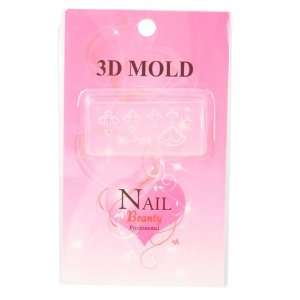    New 3d Acrylic Mold for Nail Art DIY Decoration Design Beauty