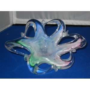  Decorative Glass Art Bowl Swirl