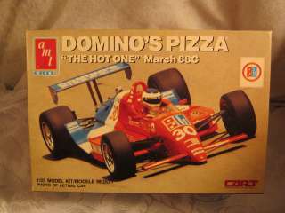 AMT DOMINOS PIZZA THE HOT ONE MARCH 88C MODEL RACING KIT CAR  