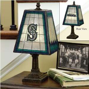  Seattle Mariners Art Glass Table Lamp