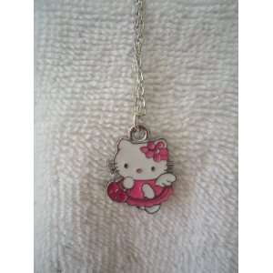  Hello Kitty Pink Dress Necklace 