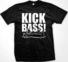 Kick Bass Mens T Shirt Fishing Boat Graphic Humor Funny Tee