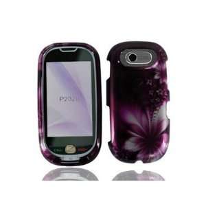   Purple Flower 2D Design Hard Snap on Case Cell Phones & Accessories