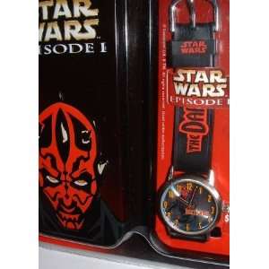  Star Wars Collector Timepiece DARTH MAUL WATCH & STRAP 