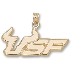  University of South Florida New USF Horn 1/2 Pendant 