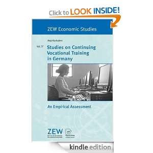 Studies on Continuing Vocational Training in Germany An Empirical 