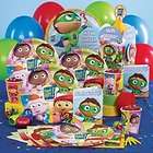 NEW** SUPER WHY  ~ Birthday Party Supplies ~ Create Your Own Set 