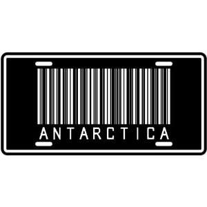   NEW  ANTARCTICA BARCODE  LICENSE PLATE SIGN COUNTRY