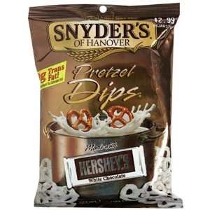 Snyders Pretzel Dips with Hersheys White Chocolate   8 Pack  