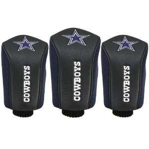  Dallas Cowboys Navy Blue 3 Pack Barrel Headcovers Sports 