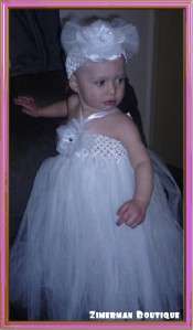 Baby/Toddler Girl Long Tutu Dress for birthday/wedding  