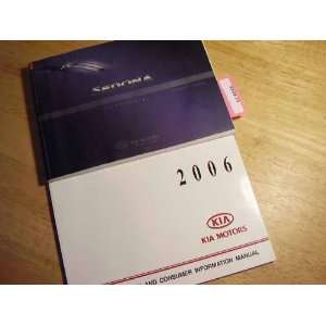  2006 Kia Sedona Owners Manual Kia Books
