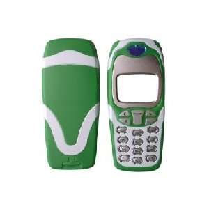   Type White Green Faceplate For Nokia 3395, 3390, 3310