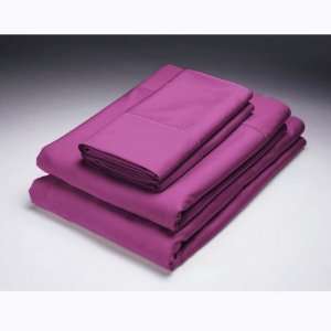   Rayon from Bamboo Bedding CalKing Fitted Sheet, Berry