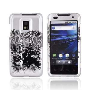  Army Skull on Silver Hard Plastic Case For T Mobile G2X 