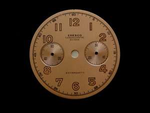 Vintage ERESCO Chronographe Suisse Watch Dial 40s New  