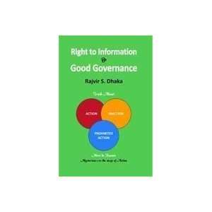   and Good Governance (9788180696596) Rajvir S. Dhaka Books
