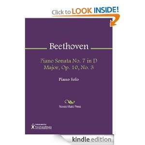 Piano Sonata No. 7 in D Major, Op. 10, No. 3 Sheet Music Ludwig van 