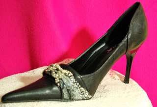 Womens Shoes snakeskin rhinestone stilettos pump Heels  