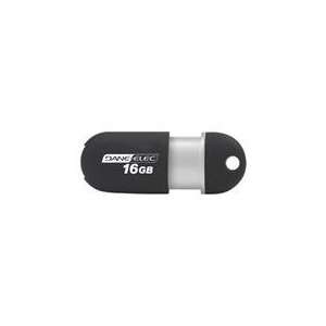    DANE ELEC 16GB Capless USB 2.0 Pen Drive (Black) Electronics