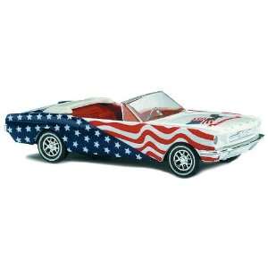   Mustang Convertible w/Top Down   Stars & Stripes (Red/White/Blue