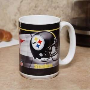    Pittsburgh Steelers 15oz. Helmet Sublimated Mug