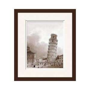  The Leaning Tower Framed Giclee Print