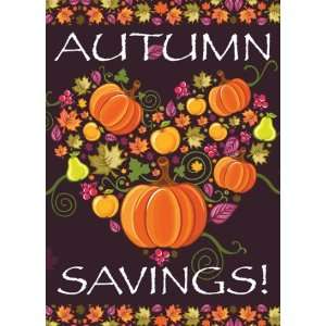  Autumn Savings Harvest Sign