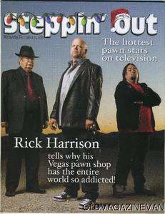 RICK HARRISON Pawn Stars Steppin Out magazine December 2012  
