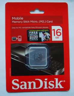SanDisk M2 Memory Card SD MS 16GB PSP SN PC Back Up  