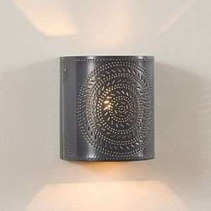  Chisel Sconce Light in Country Tin