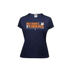  Detroit Tigers Ladies Pride Authentic Collection T Shirt 