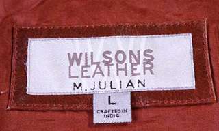WILSONS M JULIAN SOFT LEATHER HIPSTER JACKET sz L  