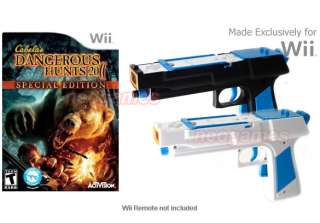 NEW* Wii Dangerous Hunts 2011 Bundle + 2x Hand Guns  