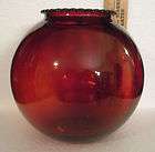 vintage ruby vases  