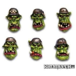   Conversion Bitz German Orc Heads in Helmets (10) Toys & Games