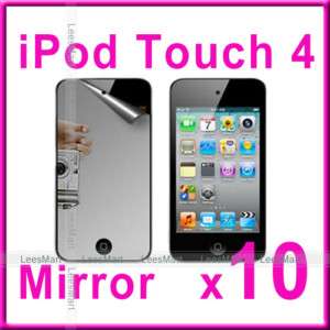 10 Mirror Screen LCD Cover Protector iPOD Touch 4th Gen  