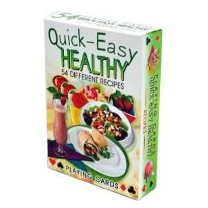  Quick Easy Healhty Recipes Playing Cards   Deck of 54 