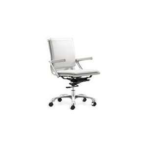  Zuo Modern Lider Plus Office Chair in White Office 